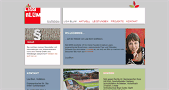 Desktop Screenshot of lisa-blum.de